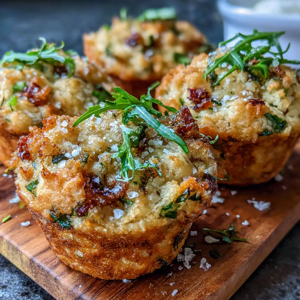 Savory Dandelion Muffins