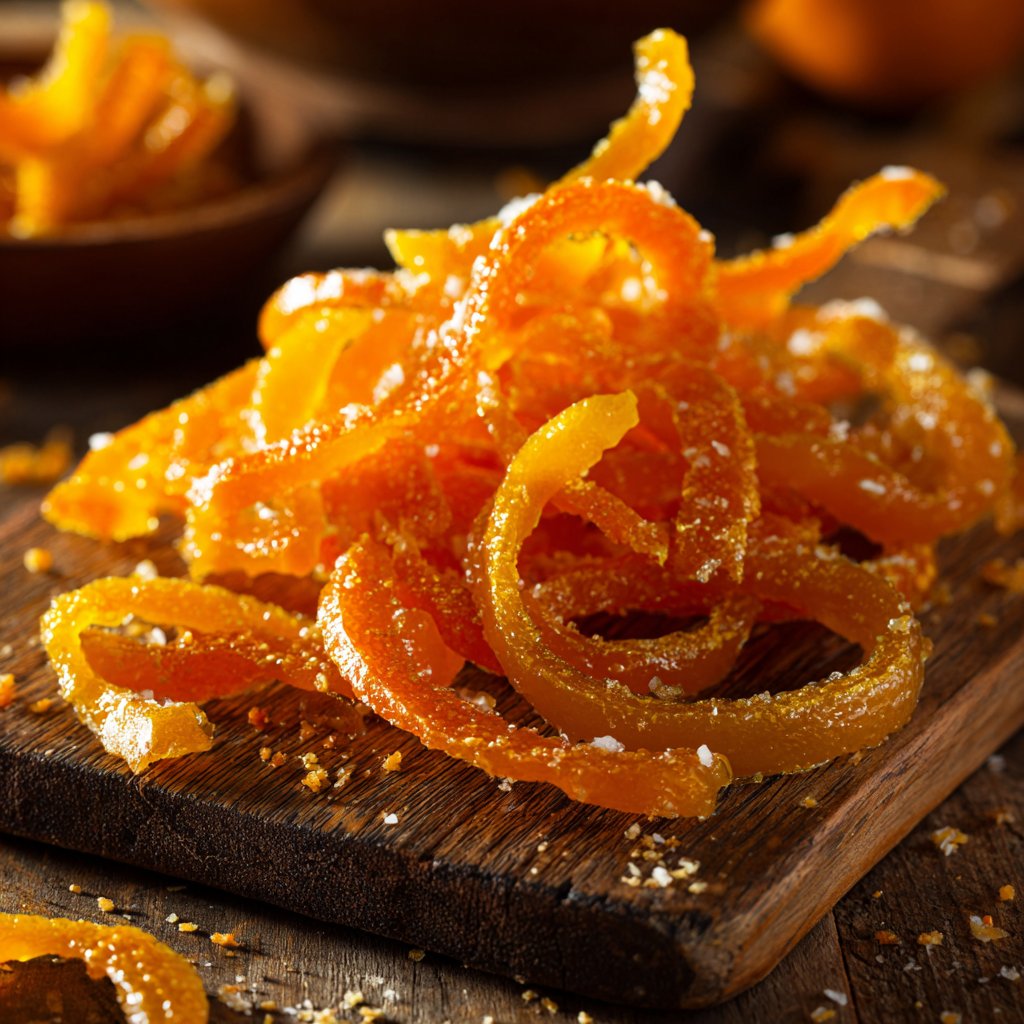 Candied Orange Peel Holiday Treats