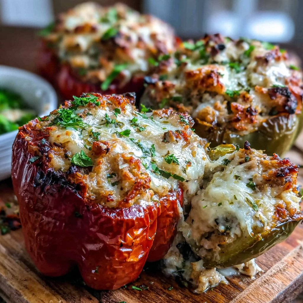 Turkey Stuffed Bell Peppers