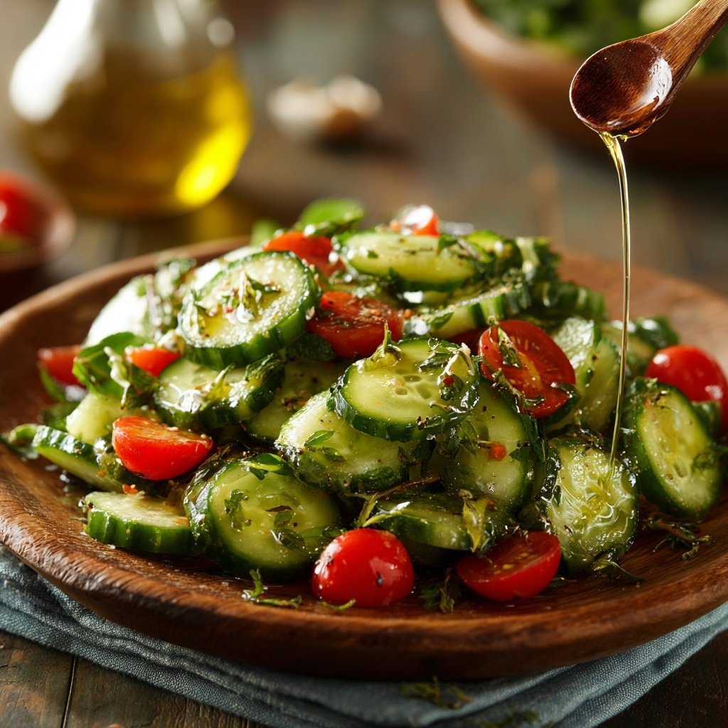 Refreshing Cucumber Salad Splash
