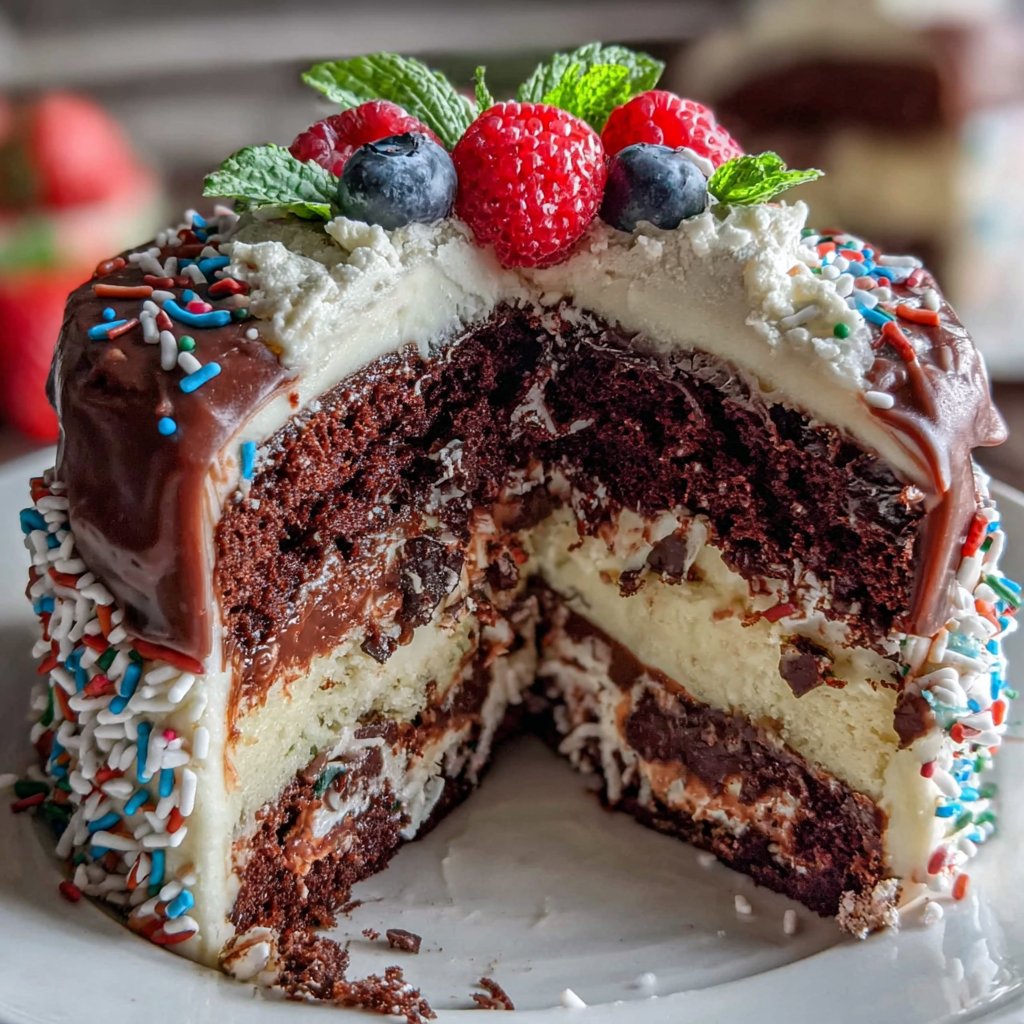 Brunch-Ready Graduation Cake