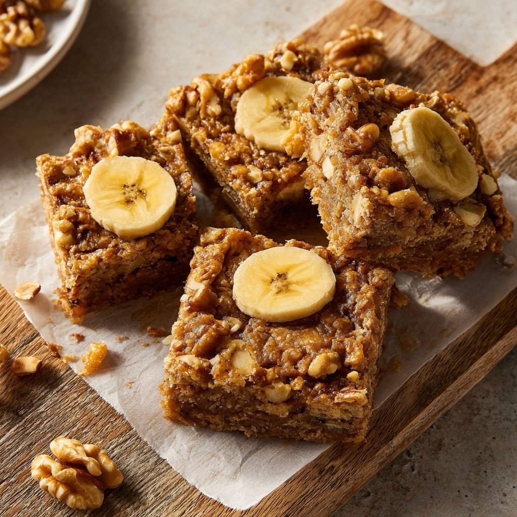 Banana Nut Breakfast Bars