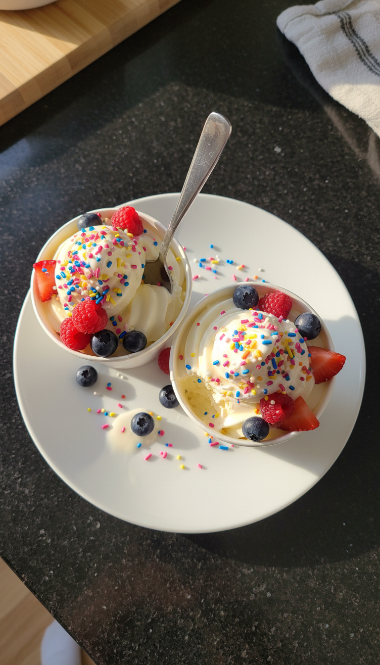 Frozen Yogurt Ice Cream Cups