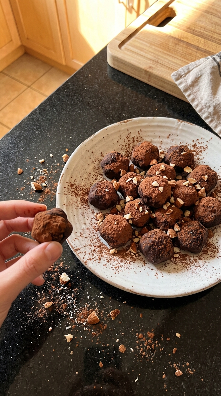 Decadent Chocolate Almond Truffles