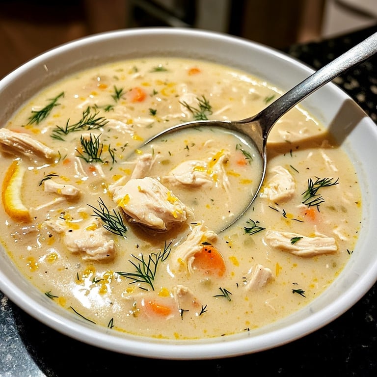 Greek Lemon Chicken Soup