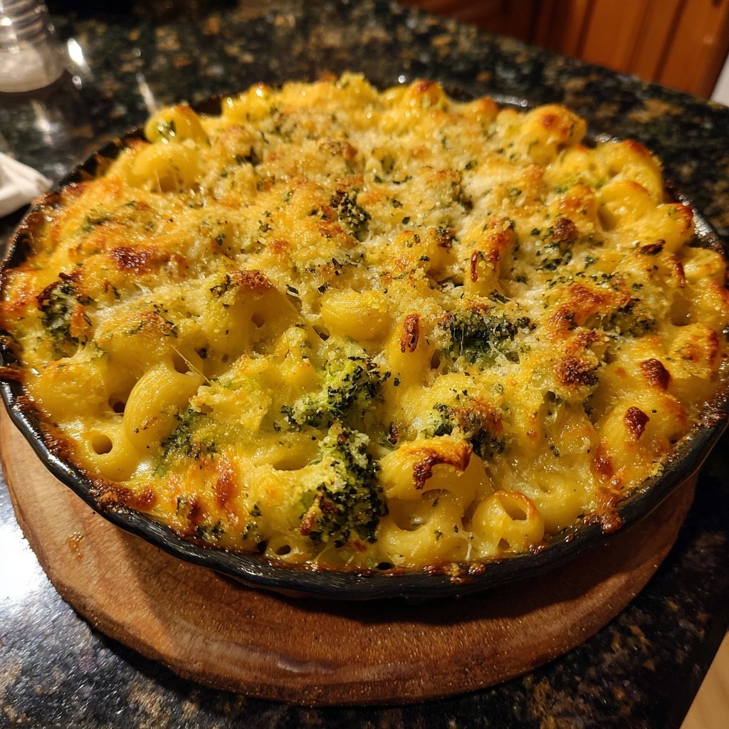 Broccoli Mac and Cheese Bakes