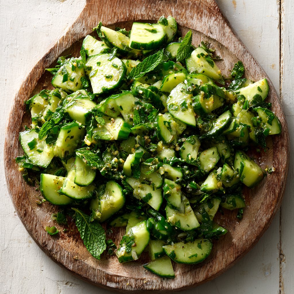 Zesty Cucumber Mint Salad