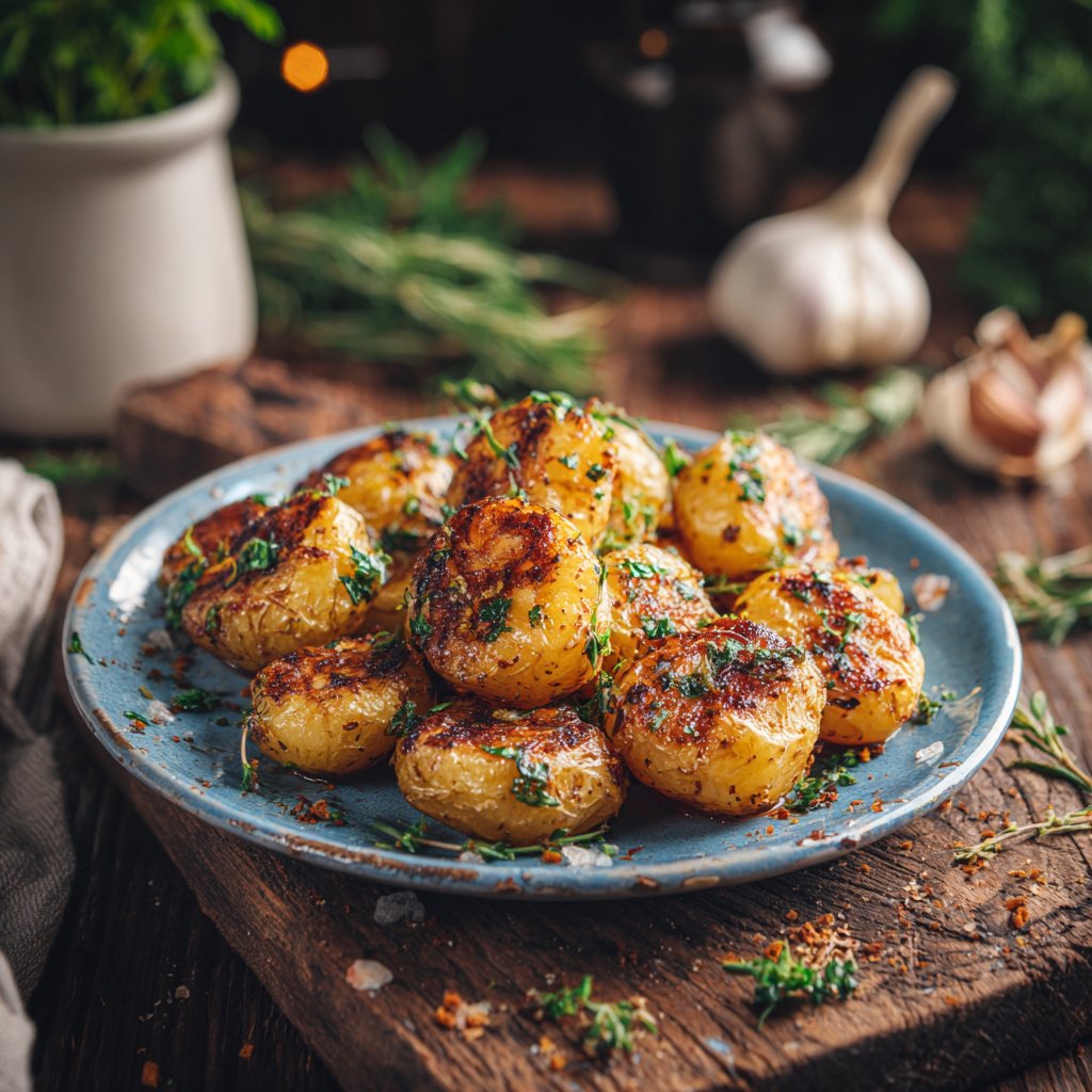 Mediterranean Airfryer Baby Potatoes