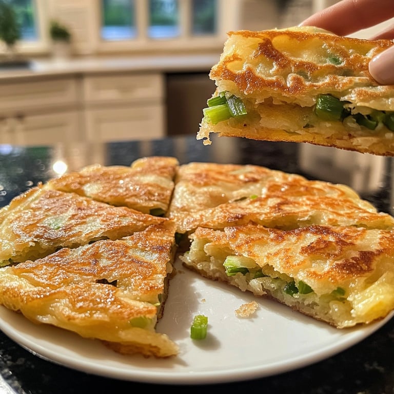 Crispy Chinese Scallion Pancakes
