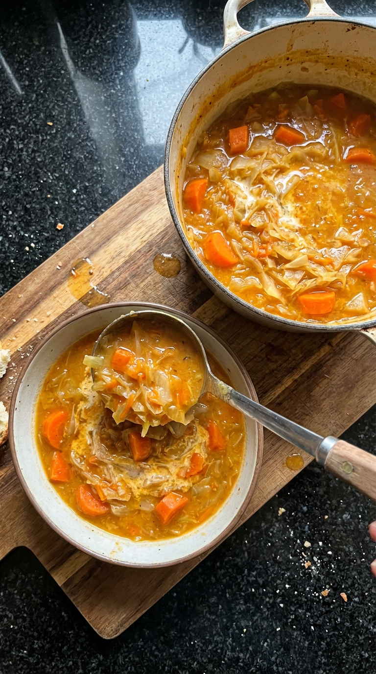 Cabbage and Carrot Soup