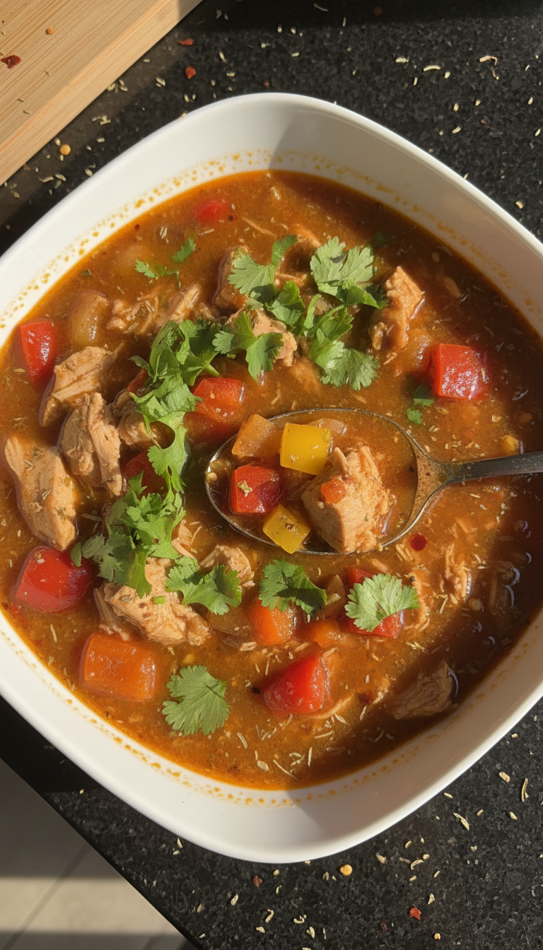 Chili Chicken Soup Surprise